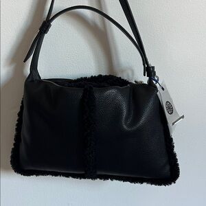 Simon Miller Black Vegan Shoulder Bag Double Strap